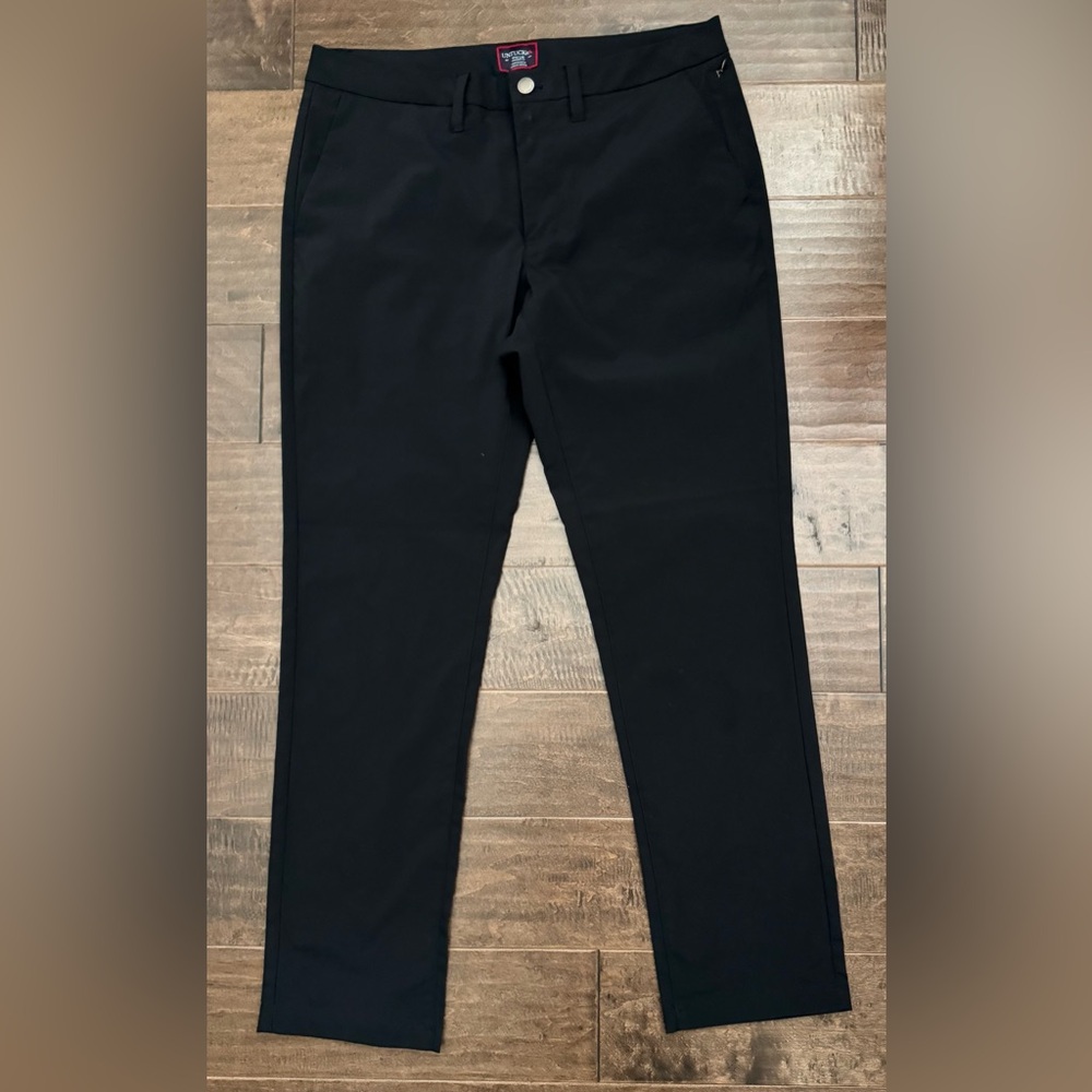 UNTUCKit Men's Black Chancellor Tech Pants